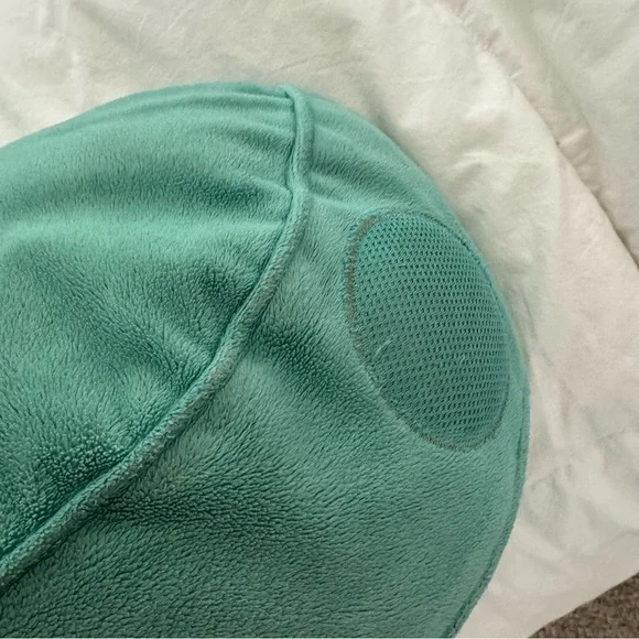 Teal Pillow with pocket - Picture 6 of 7